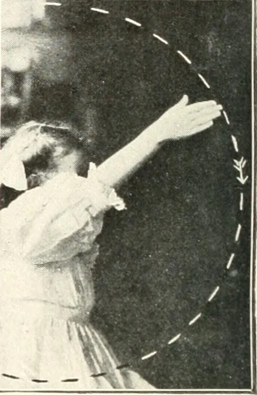 An illustration from Rhymes for little hands, 1906, leaf 109
