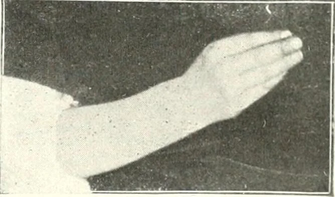 An illustration from Rhymes for little hands, 1906, leaf 110