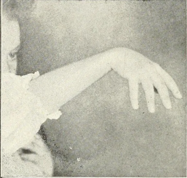 An illustration from Rhymes for little hands, 1906, leaf 111