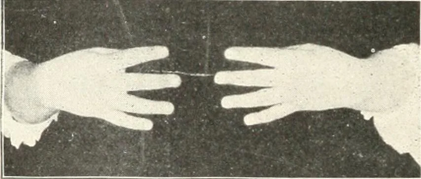 An illustration from Rhymes for little hands, 1906, leaf 121