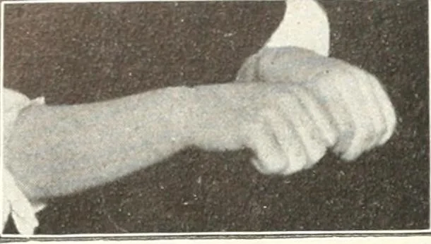 An illustration from Rhymes for little hands, 1906, leaf 123