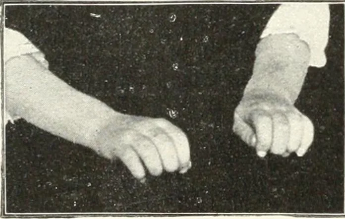 An illustration from Rhymes for little hands, 1906, leaf 123