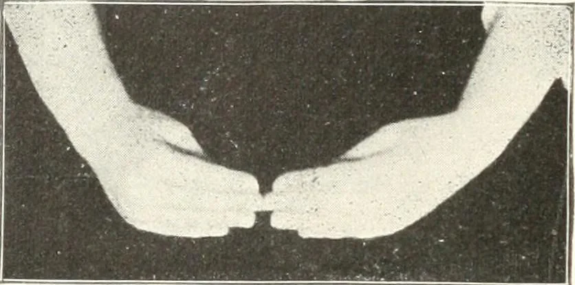 An illustration from Rhymes for little hands, 1906, leaf 125