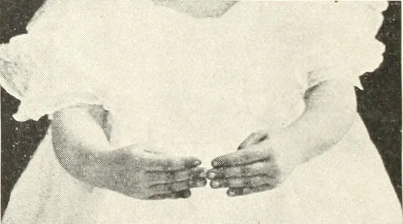 An illustration from Rhymes for little hands, 1906, leaf 125