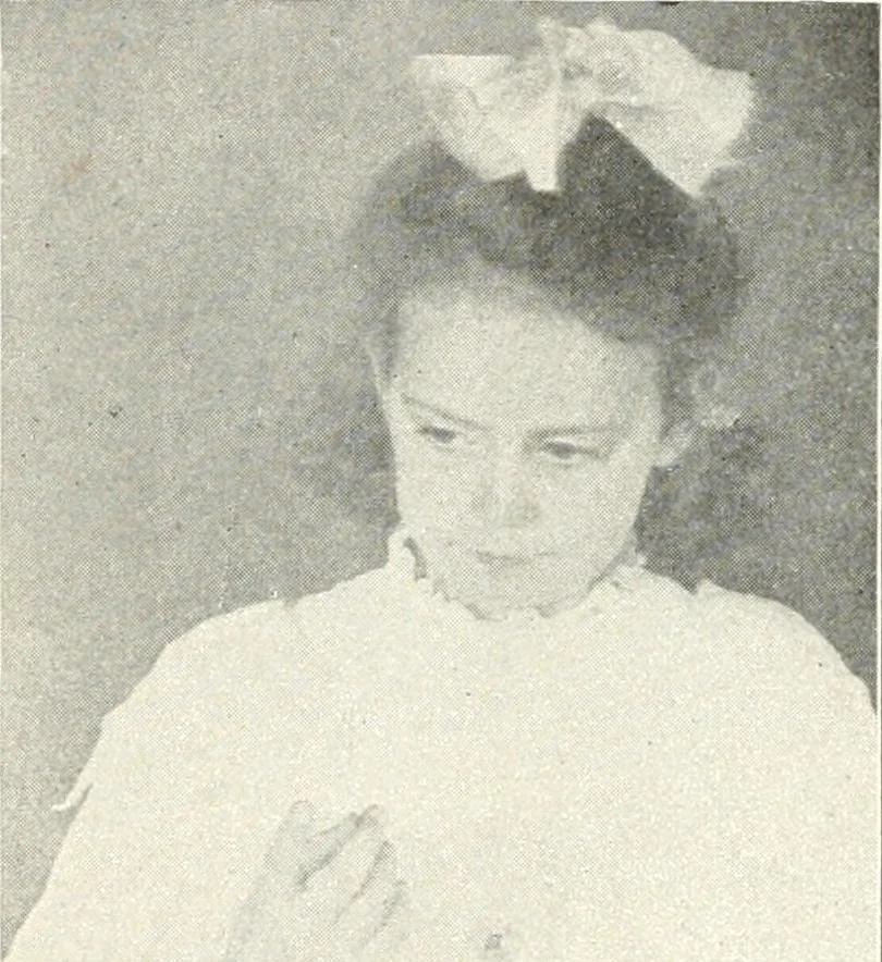 An illustration from Rhymes for little hands, 1906, leaf 127