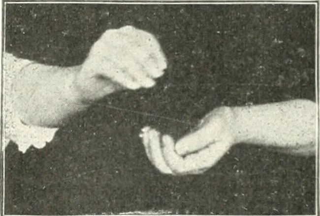 An illustration from Rhymes for little hands, 1906, leaf 130
