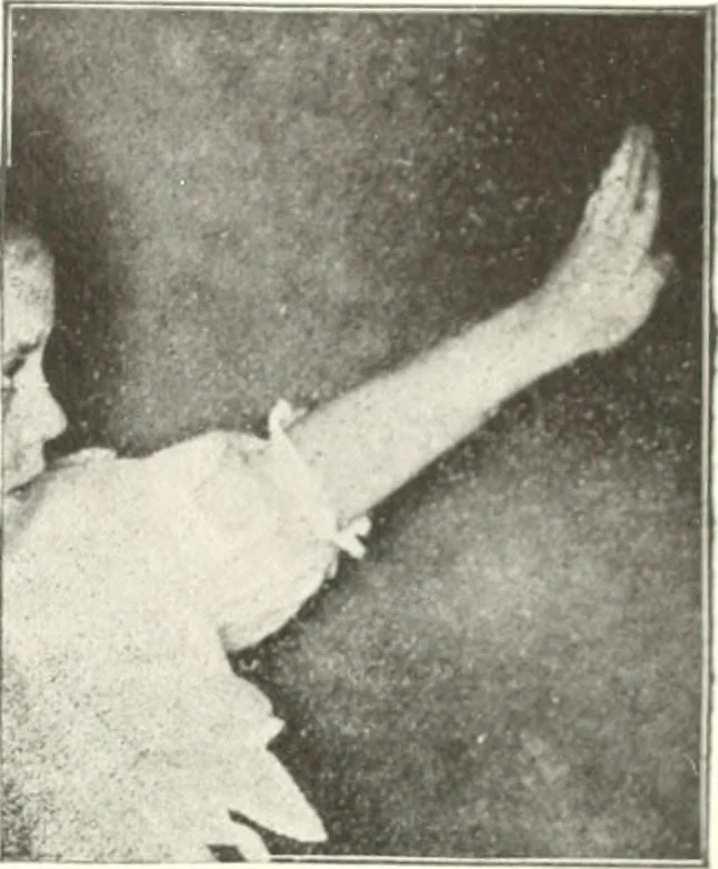 An illustration from Rhymes for little hands, 1906, leaf 138