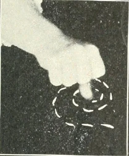An illustration from Rhymes for little hands, 1906, leaf 138