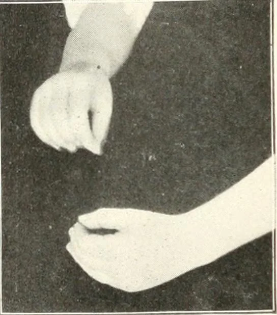 An illustration from Rhymes for little hands, 1906, leaf 139