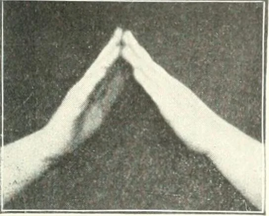 An illustration from Rhymes for little hands, 1906, leaf 142