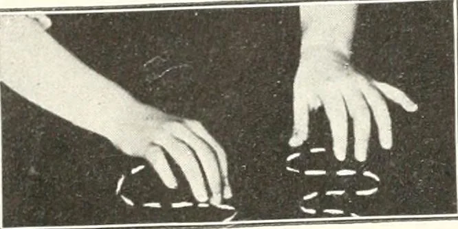 An illustration from Rhymes for little hands, 1906, leaf 143