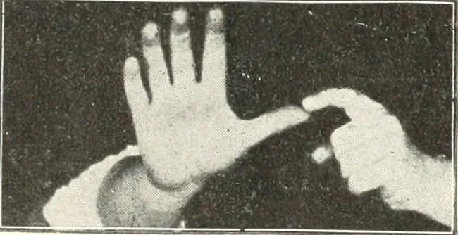 An illustration from Rhymes for little hands, 1906, leaf 147