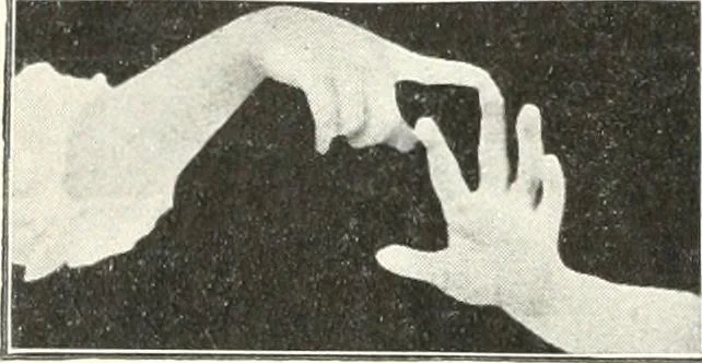 An illustration from Rhymes for little hands, 1906, leaf 149