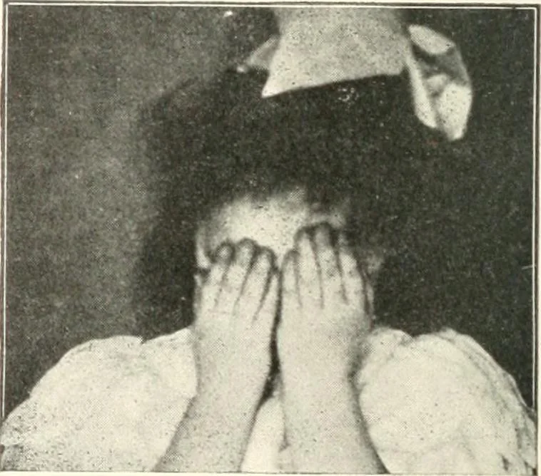 An illustration from Rhymes for little hands, 1906, leaf 155