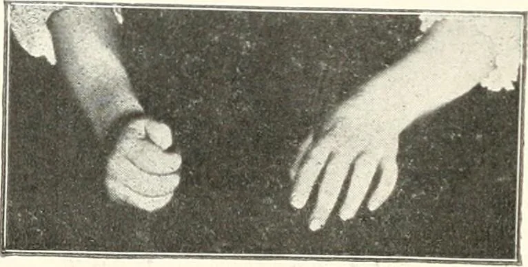 An illustration from Rhymes for little hands, 1906, leaf 167
