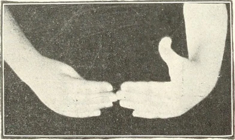 An illustration from Rhymes for little hands, 1906, leaf 171