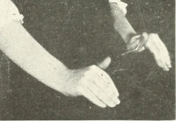 An illustration from Rhymes for little hands, 1906, leaf 172