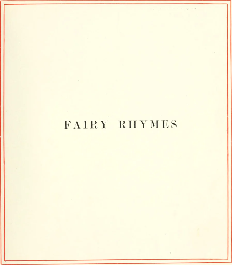 An illustration from Rhymes for little hands, 1906, leaf 22