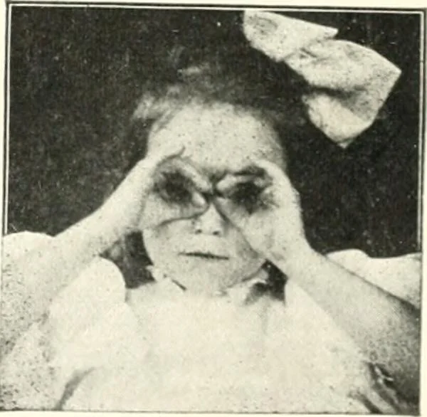 An illustration from Rhymes for little hands, 1906, leaf 26