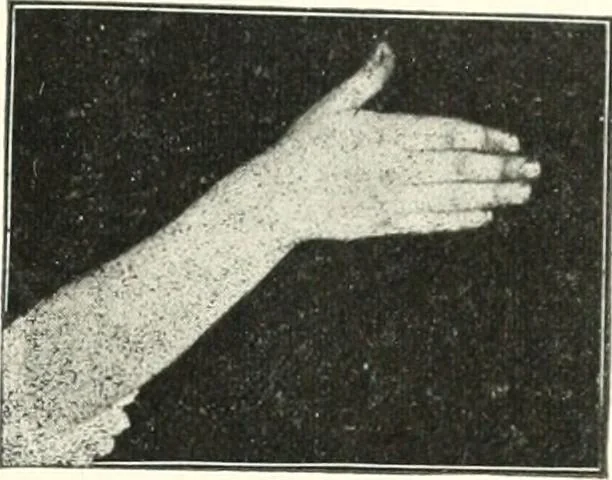 An illustration from Rhymes for little hands, 1906, leaf 26