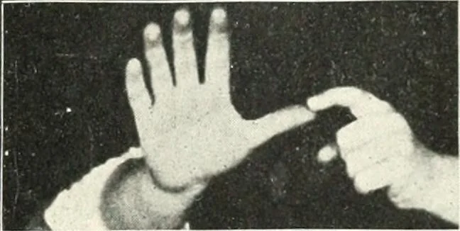 An illustration from Rhymes for little hands, 1906, leaf 28