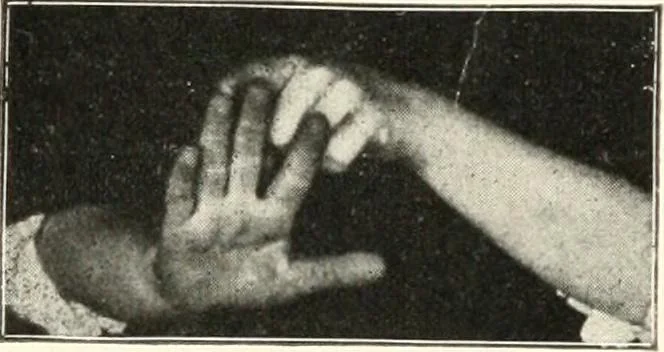An illustration from Rhymes for little hands, 1906, leaf 29