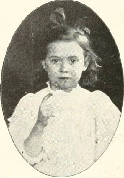 An illustration from Rhymes for little hands, 1906, leaf 33
