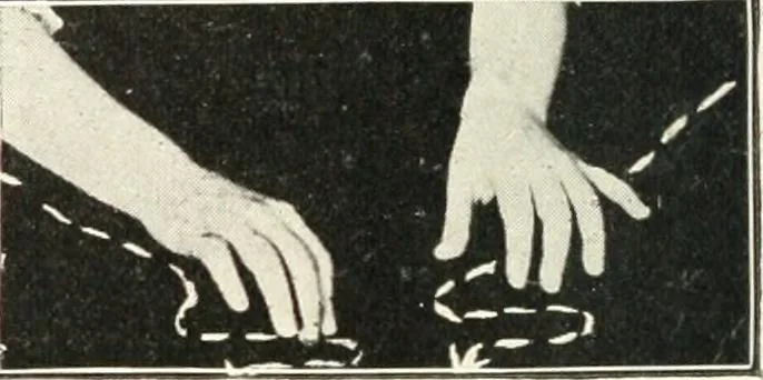 An illustration from Rhymes for little hands, 1906, leaf 33