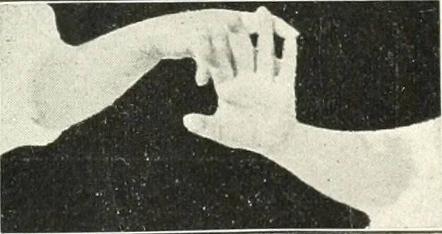 An illustration from Rhymes for little hands, 1906, leaf 34