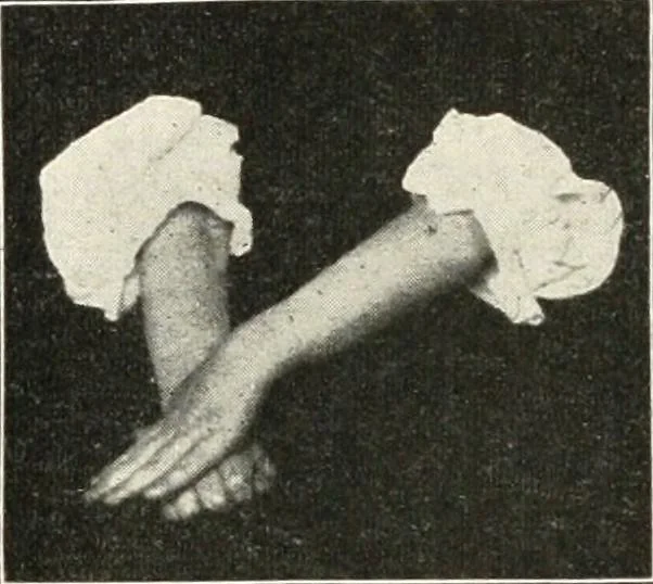 An illustration from Rhymes for little hands, 1906, leaf 41