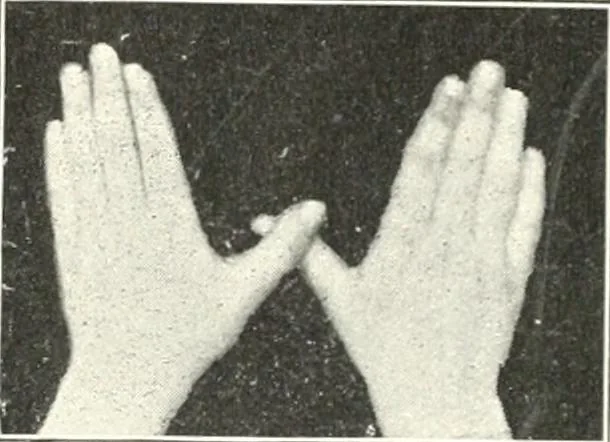 An illustration from Rhymes for little hands, 1906, leaf 48