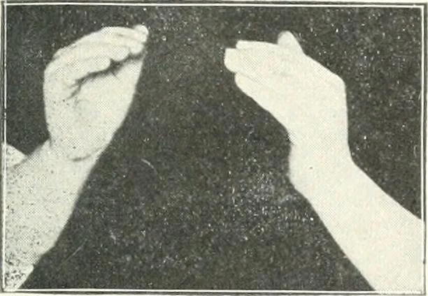 An illustration from Rhymes for little hands, 1906, leaf 66