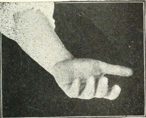 An illustration from Rhymes for little hands, 1906, leaf 70