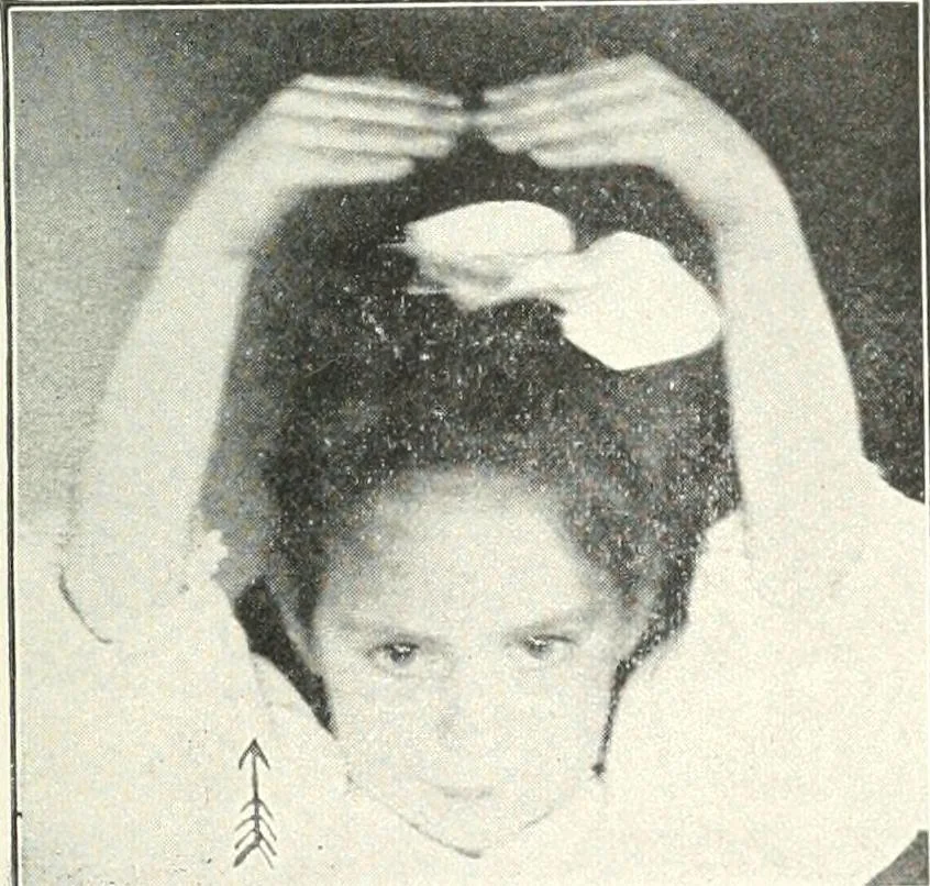An illustration from Rhymes for little hands, 1906, leaf 78