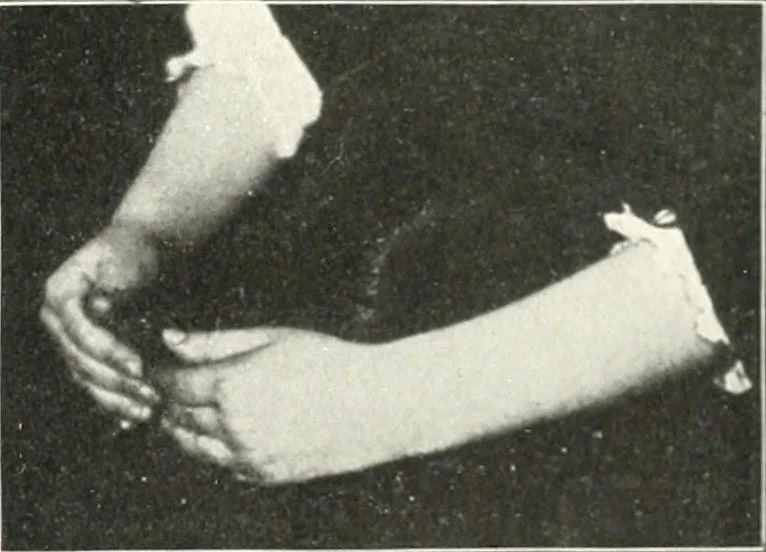 An illustration from Rhymes for little hands, 1906, leaf 84
