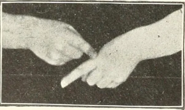 An illustration from Rhymes for little hands, 1906, leaf 85