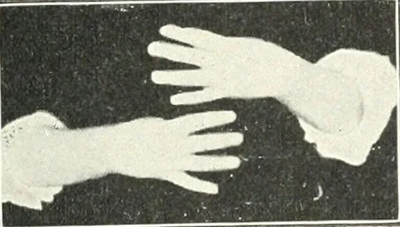 An illustration from Rhymes for little hands, 1906, leaf 90