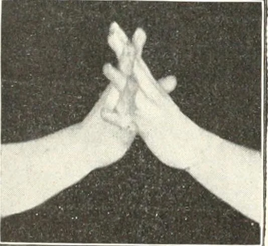 An illustration from Rhymes for little hands, 1906, leaf 91