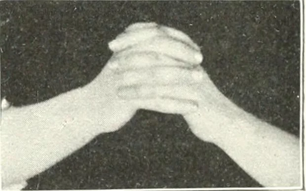 An illustration from Rhymes for little hands, 1906, leaf 92