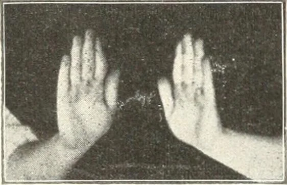 An illustration from Rhymes for little hands, 1906, leaf 97