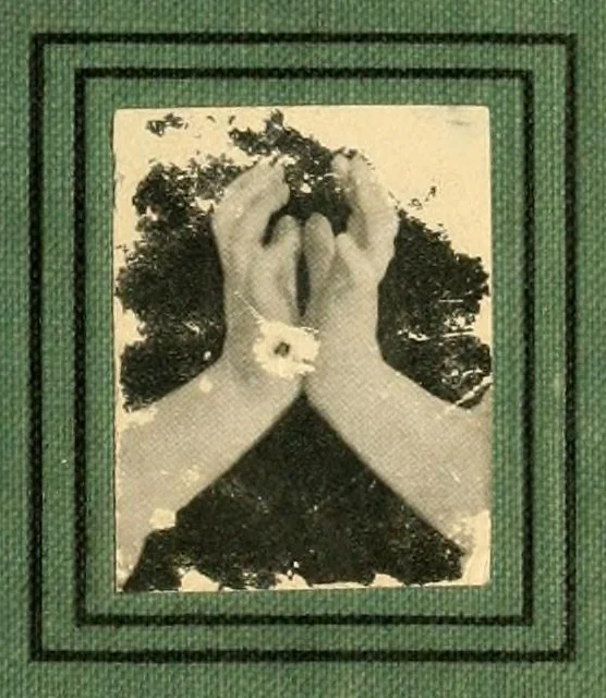 An illustration from Rhymes for little hands, 1906, leaf 1