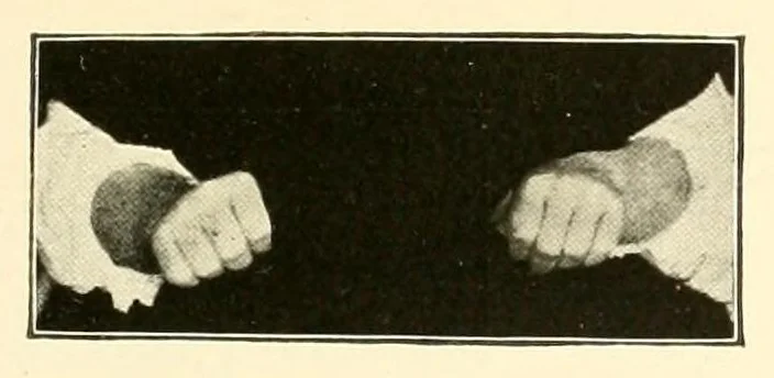 An illustration from Rhymes for little hands, 1906, leaf 127