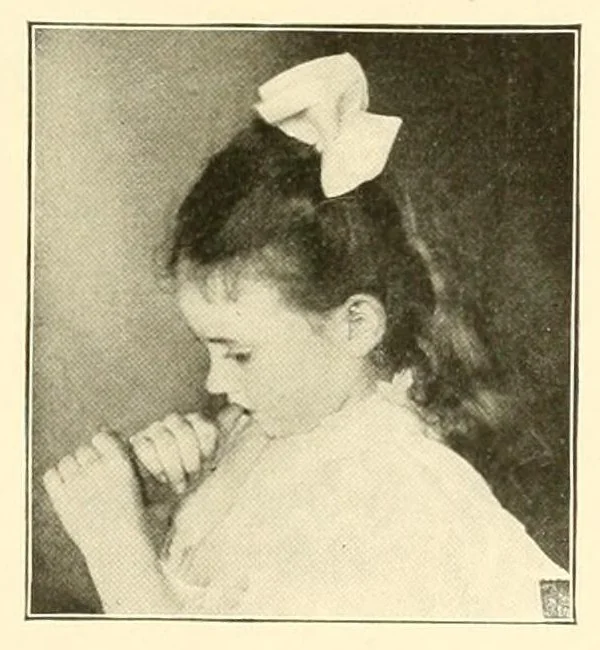 An illustration from Rhymes for little hands, 1906, leaf 165