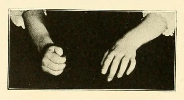 An illustration from Rhymes for little hands, 1906, leaf 172