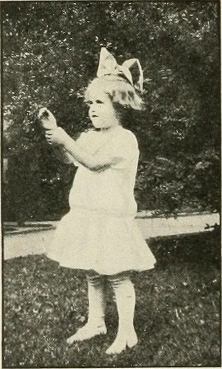 An illustration from Rhythmic action plays and dances; a book of original games and dances, arranged progressively, to Mother Goose and other action songs, with a teaching introductory; for the kindergarten, primary schools, playground and gymnasium, 1915, leaf 131