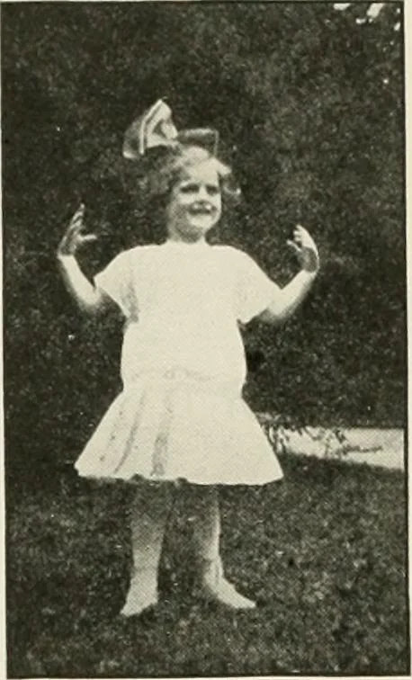 An illustration from Rhythmic action plays and dances; a book of original games and dances, arranged progressively, to Mother Goose and other action songs, with a teaching introductory; for the kindergarten, primary schools, playground and gymnasium, 1915, leaf 133