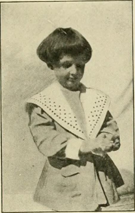 An illustration from Rhythmic action plays and dances; a book of original games and dances, arranged progressively, to Mother Goose and other action songs, with a teaching introductory; for the kindergarten, primary schools, playground and gymnasium, 1915, leaf 32