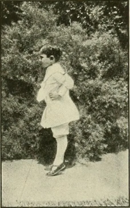 An illustration from Rhythmic action plays and dances; a book of original games and dances, arranged progressively, to Mother Goose and other action songs, with a teaching introductory; for the kindergarten, primary schools, playground and gymnasium, 1915, leaf 74