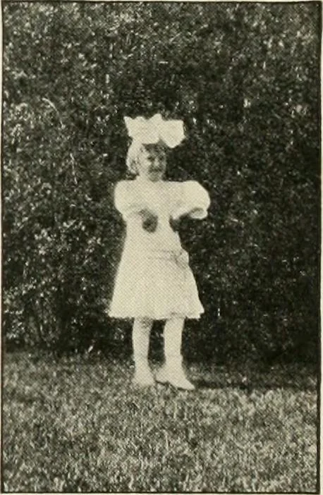 An illustration from Rhythmic action plays and dances; a book of original games and dances, arranged progressively, to Mother Goose and other action songs, with a teaching introductory; for the kindergarten, primary schools, playground and gymnasium, 1915, leaf 99