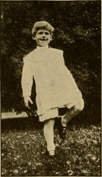 An illustration from Rhythmic action plays and dances; a book of original games and dances, arranged progressively, to Mother Goose and other action songs, with a teaching introductory; for the kindergarten, primary schools, playground and gymnasium, 1915, leaf 67